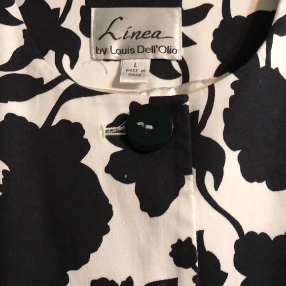 Linea by Louis Dell’Olio black and white jacket - Picture 2 of 6